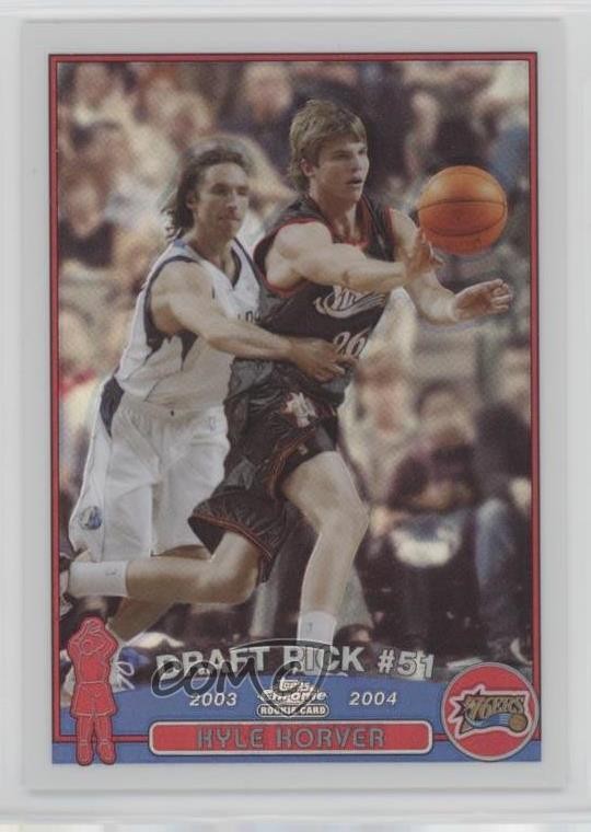 2003-04 Topps Chrome Refractor Kyle Korver #153 5r6
