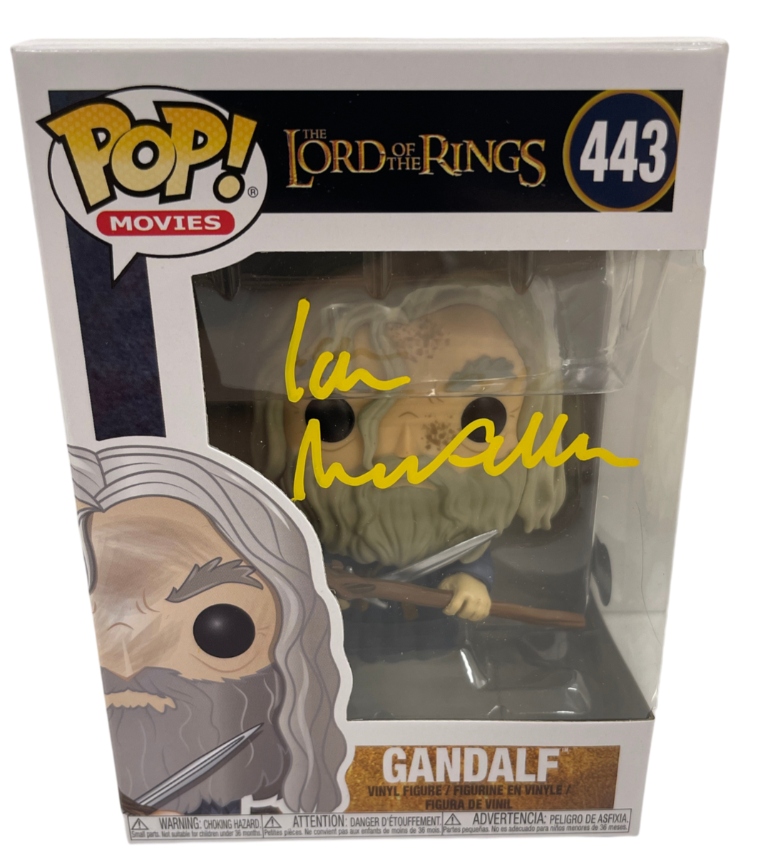 Ian McKellen Signed Gandalf Funko Lord of the Rings Authentic