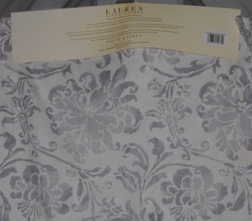 ralph lauren Bluff Point Grey Table Runner  NIP New 72" x 15"  ~ retired pattern - Picture 3 of 4