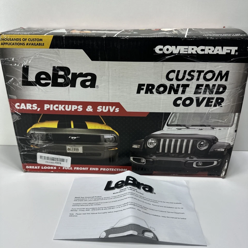 Cubierta de sujetador máscara frontal Lebra para Kia Soul 2012 2013 12 13 Foto 2 de 4