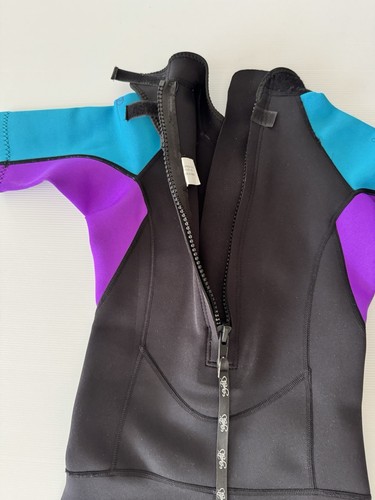 Wetsuit Girls Size 14 Crystal Superstretch Short Sleeve Neoprene VGood Condition - Picture 9 of 12