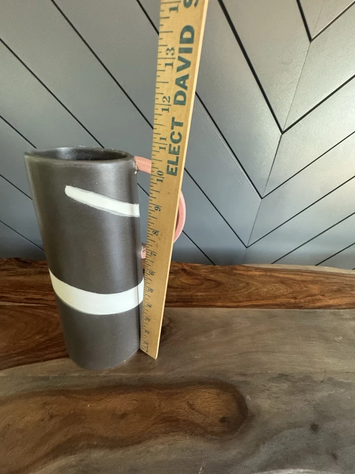 Jarra de cerámica West Elm Vieus mango contemporáneo moderno San Francisco Foto 2 de 4