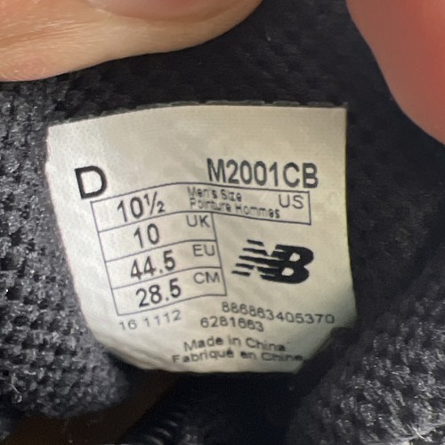 Größe 10,5 - New Balance 2001 Gold Black Limited Edition Schuhe (M2001CB) - Bild 9 von 9