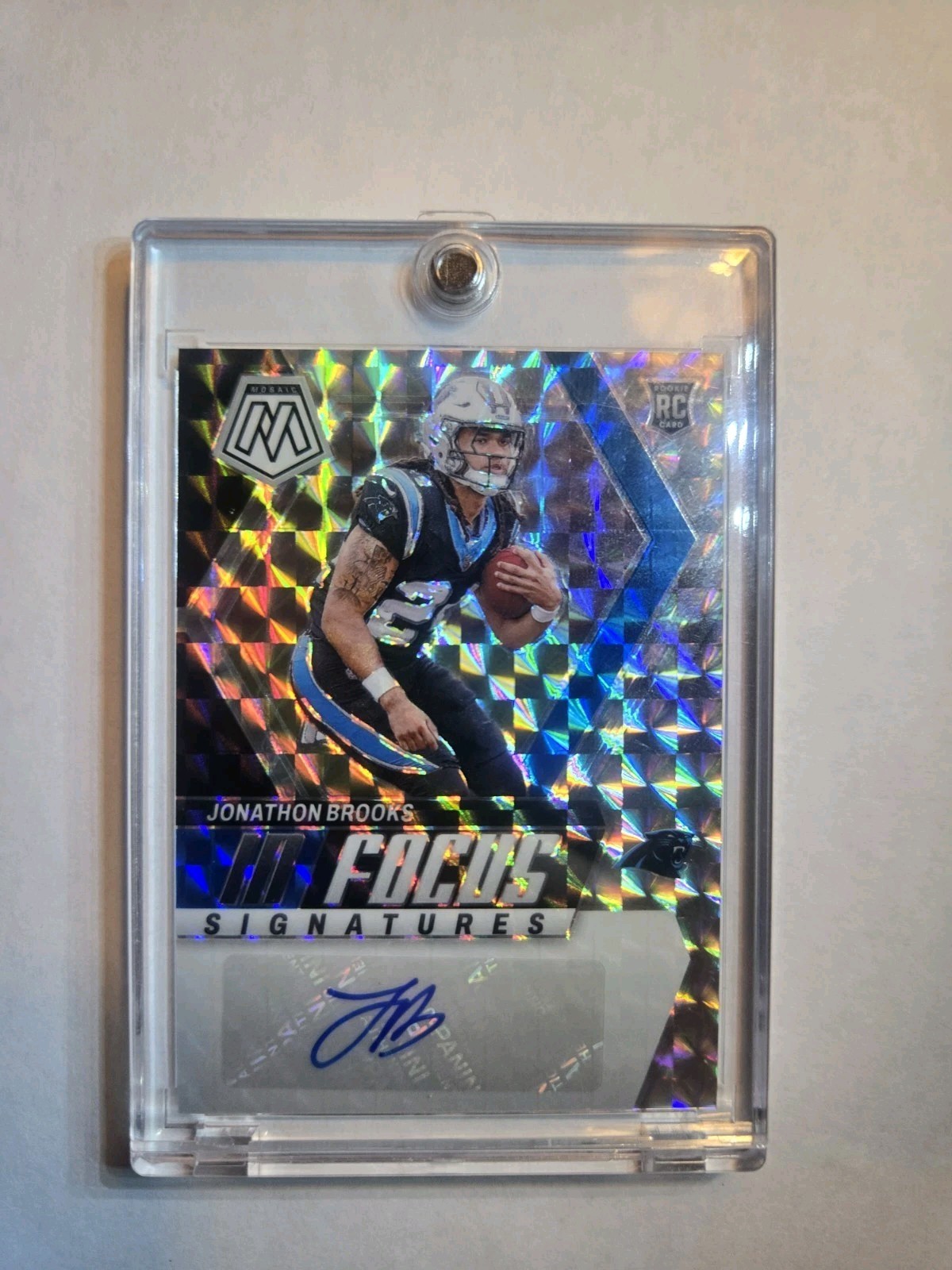 2024 Mosaic Jonathon Brooks RC Auto Geometric Prizm #IF-JBS