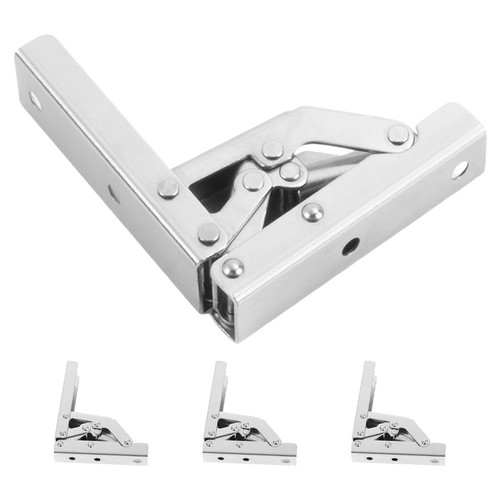  4 Stück Edelstahl Schrankscharniere für Küchentüren verdeckt klappbar - Bild 7 von 20