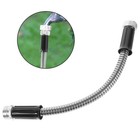 Stainless Steel Water Hose Connector Flexible Garden Pipe Extension 35 cm