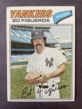 1977 Topps #195 Ed Figueroa New York Yankees