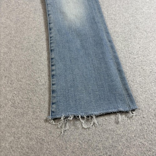 Mother Jeans Damen 26 Light Wash Hustler Ankle Fray Au Revoir Made in USA Flare - Bild 6 von 10