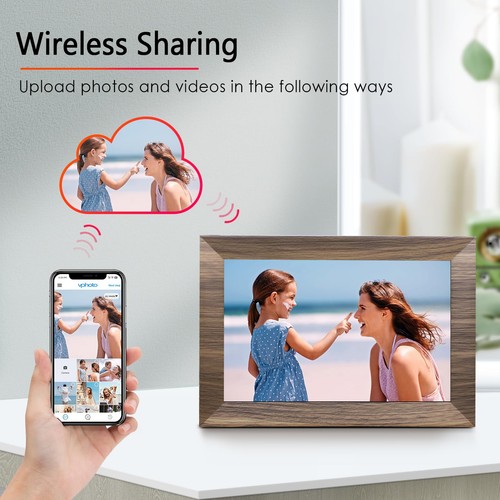 WiFi Digital Picture Frame 10.1 Inch, IPS Touch Screen Smart Cloud Digital Ph... - Picture 3 of 5