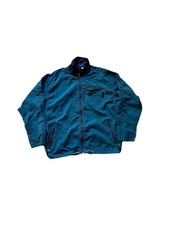 VTG Nike ACG Aqua Blue Full Zip Windbreaker Nylon Jacket Size Large 90s