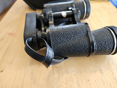 Vintage SEARS Binoculars 7x35mm Black Case Strap Bird Watcher 6209 (Read Desc) - Picture 3 of 8