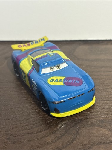 Disney Pixar Cars Gasprin #70 Richie Gunzit blau Diecast 1:55 Mattel lose - Bild 2 von 10