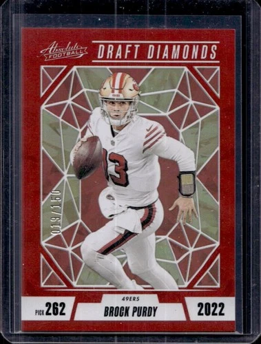 2024 Panini Absolute Football Spectrum Red Brock Purdy #DD-BPY