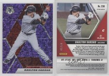 2021 Panini Mosaic Quick Pitch Purple Prizm /50 Daulton Varsho #238 Rookie RC