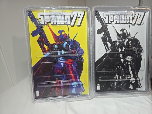 Modellino McFarlane Spawn 77 Digital Red & Black Platinum Edition 7” raro nuovo - Foto 5 di 7