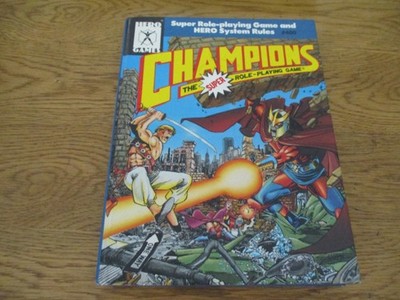 Champions The Super Role-Playing Game #400 Hardcover 1989 Buch RPG Hero System