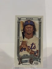 Luisangel Acuna 2025 Topps Allen & Ginter #107 A&G Back Mini RC Mets Card