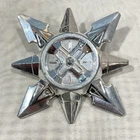 Vintage 1980s Voltron 4” Chrome Lionbot Weapon Space Cutter Shield Accessory