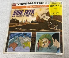 Star Trek Mr. Spock's Time Trek 1974 GAF View-Master Packet B-555 New Sealed