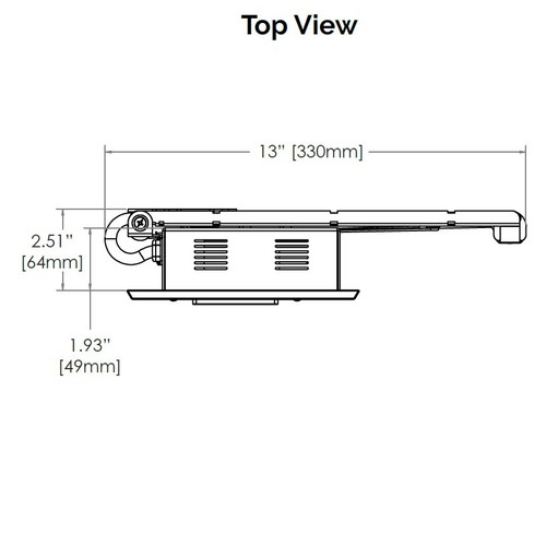 Docking Drawer 1514-160 Blade In-Drawer Outlet (2) 15 Amp AC - White - Picture 8 of 12