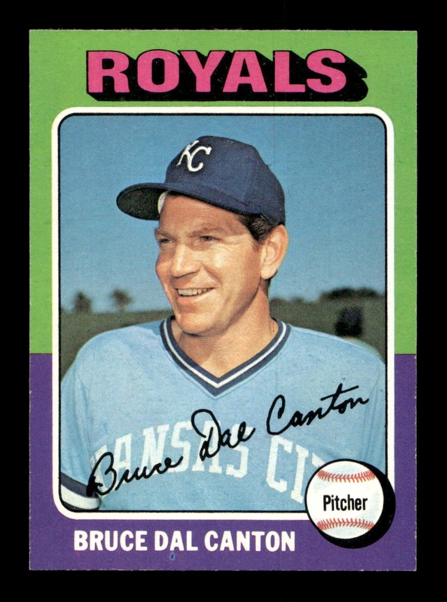 1975 Topps #472 Bruce Dal Canton Royals NEAR MINT *9v