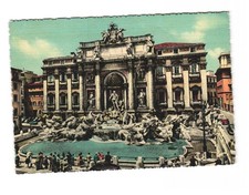 Roma Fountain of Trevi postcard unposted