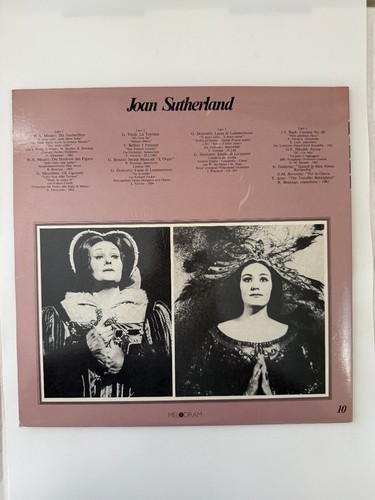 Joan Sutherland Melodram Opera Vinyl Record 12" 33 RPM Italy - Imagen 2 de 8