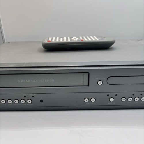 Reproductor de VCR/DVD Magnavox DV225MG9 PROBADO CON control remoto *VHS SIN SONIDO* LEER - Imagen 3 de 16