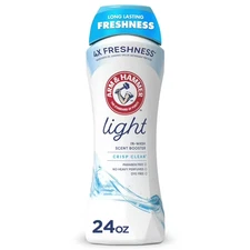ARM & HAMMER Light In-Wash Scent Booster, Laundry Scent Booster Crisp Clean scen