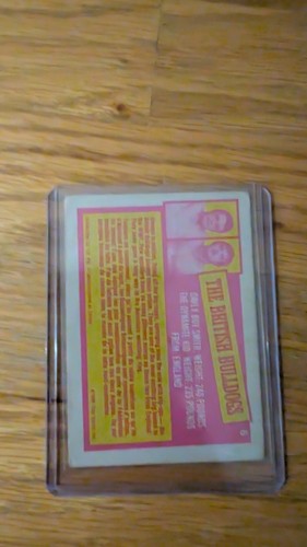 1985 OPC O-Pee-Chee WWF Pro Wrestling Series 2 #6 The British Bulldogs Rookie RC - Picture 2 of 2