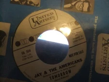 PROMO*  45 JAY & THE AMERICANS TOMORROW/YES ON UNITED ARTISTS  ORG.SLEEVE NM