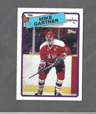 Mike Gartner HOF Washington Capital 1988-89 Topps #50 Free Shipping on 3+ Items