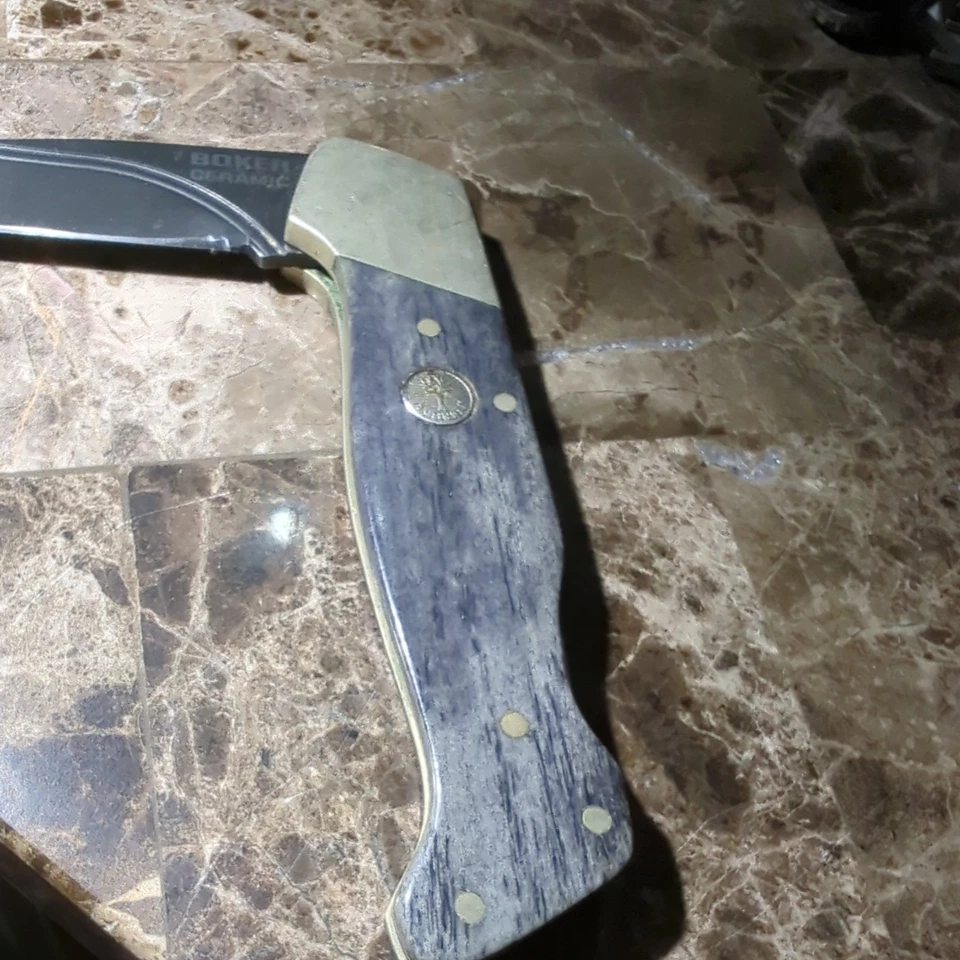 Böker - Boker Solingen Germany - Tree Brand Knife - Ceramic Blade - Bone Handle - Image 2 of 3