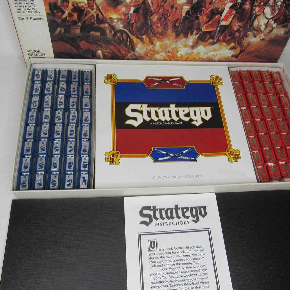 Stratego 1986 Complete Board Game Milton Bradley - Image 3 of 4