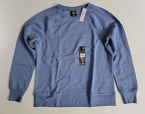 Athletic Works Sweatshirt Womens Small Long Sleeve Pullover Blue Cotton Casual - Bild 1 von 7