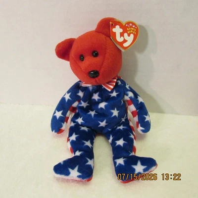 Liberty Ty Beanie Baby RED Head June 14, 2001 MINT CONDITION - Image 1 of 2