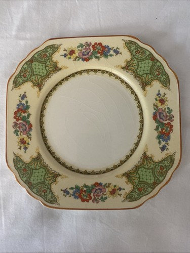 Antichi piatti quadrati Wedgwood & Co Lonsdale C1607 unicorno 7" - set di 4 - Inghilterra - Foto 14 di 16