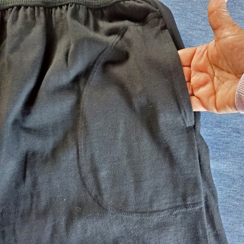 Vestido Mameluco La Blanca Negro Bordado Dorado Ancla Manga Corta Con Bolsillos - Imagen 8 de 13