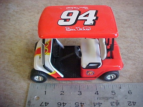 Bill Elliott McDonalds #94 Golf Cart - Coin Bank - Picture 7 of 7