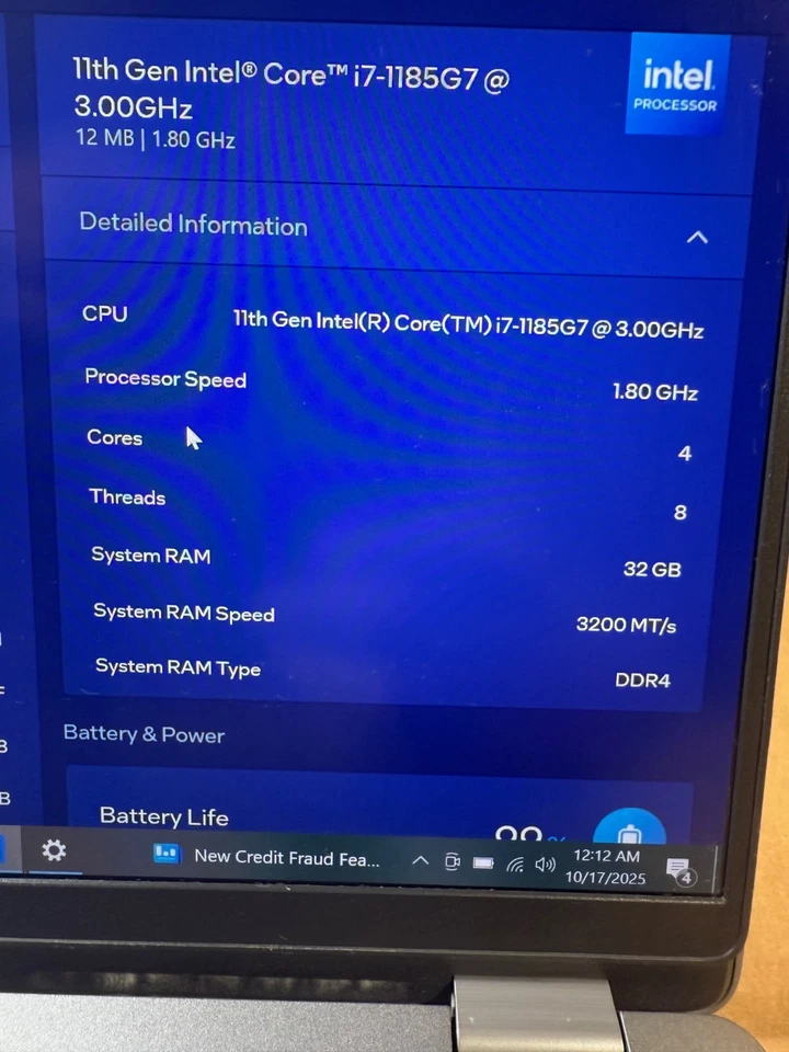 Dell Latitude 5320 i7-1185G7 512GB SSD 32GB RAM (зарядное устройство не входит в комплект) - Изображение 3 из 4