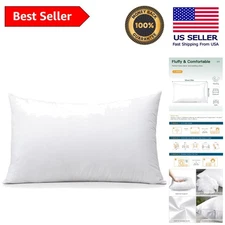 Soft Fluffy 12x20 Decorative Pillow Insert - Perfect for Home Styling