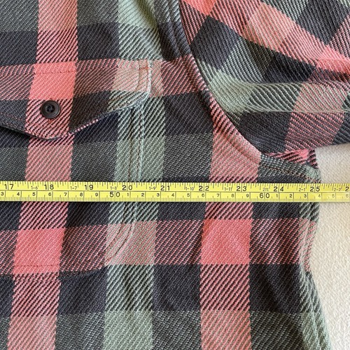 Camisa Manta Outerknown Hombres Talla XL Franela Pesada Multicolor Cuadros Cuadros - Imagen 9 de 10
