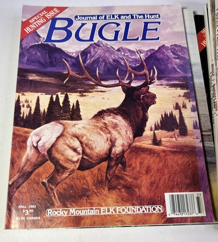 Lot of 13 Vintage BUGLE Magazine Rocky Mountain Elk Foundation Issues 1990-1993 - Picture 7 of 8