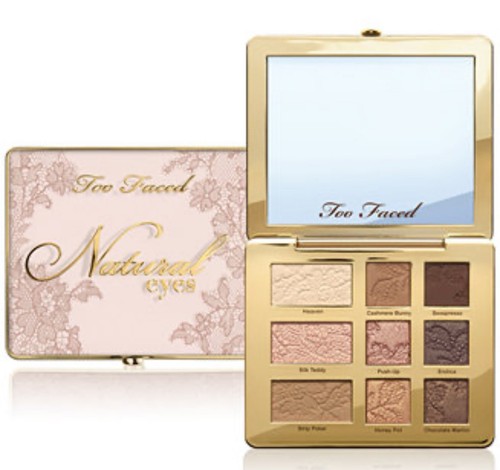 Too Faced Natural Eyes Neutral Eyeshadow Palette 9 Shades Makeup Compact - Picture 1 of 2