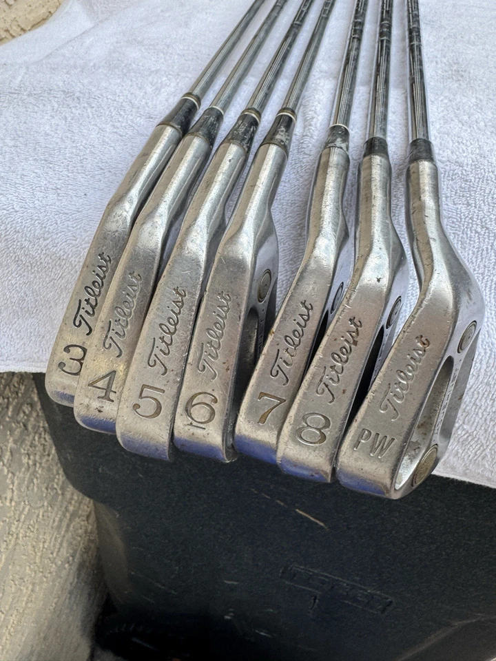 Titleist Acushnet AC-108 Tungsten Iron Set #3-8, PW & 976r Driver Stiff Flex RH - Image 3 of 4