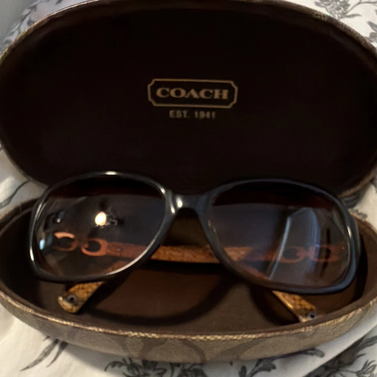 Coach Oversized Brown Sunglasses for Women for sale | eBay
