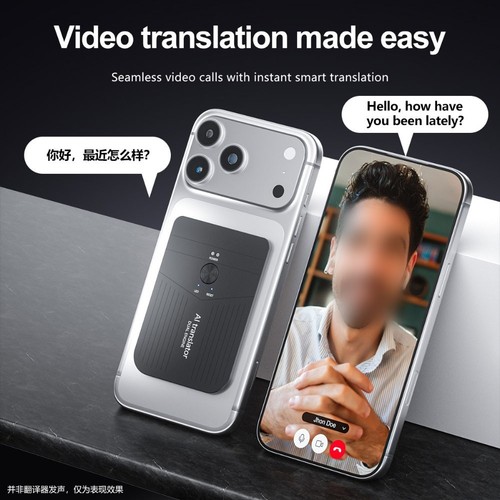 Multilingual AI Translator Device 140 Plus Languages Magnetic Charging - Picture 4 of 12