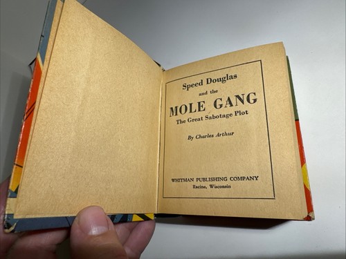 Speed Douglas and the Mole Gang 1941 Big Better Little Book Vintage Whitman - Imagen 9 de 19