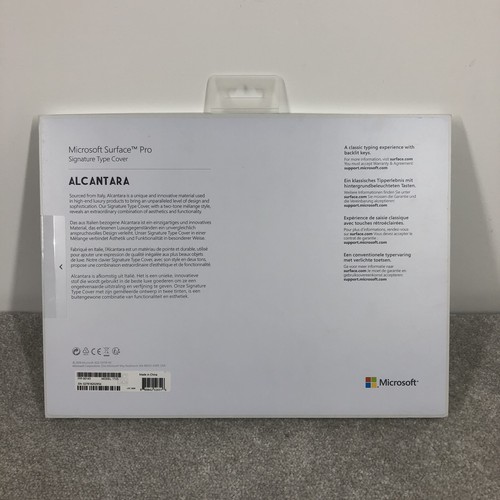 Microsoft Surface Pro 5,6,7 Signature Type Cover - Alcantara Sealed Model 1725 - Picture 5 of 10