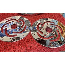 11.5 Solid Front Brake Rotor Silver For Harley Touring Dyna Softail Sportster 11.5 Solid Front Brake Rotor Silver For Harley Touring Dyna Softail Sportster
